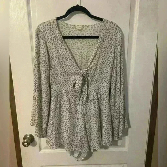 Altard‎ State leopard print romper - Picture 1 of 4